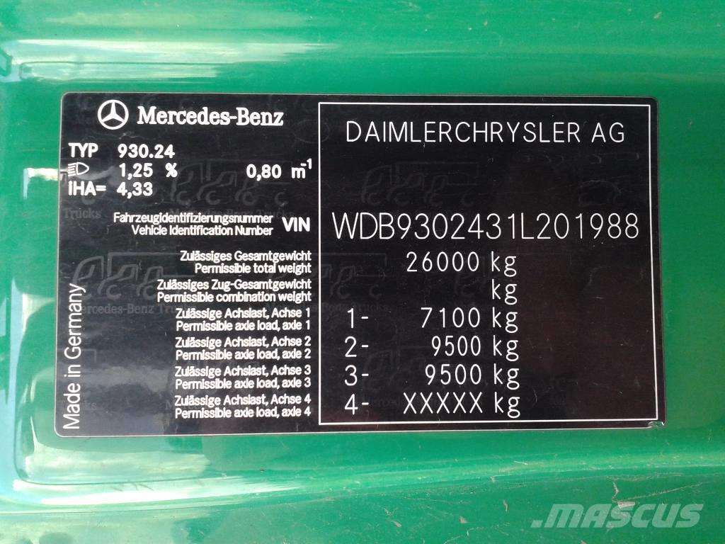 MERCEDES-BENZ ACTROS 2644 L 6X4 NA PRODEJ  - Photo 7