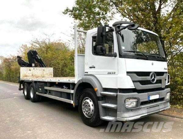 MERCEDES-BENZ AXOR 2633 HIAB KRAN 144 B S-3 HIDUO NA PRODEJ  - Photo 1